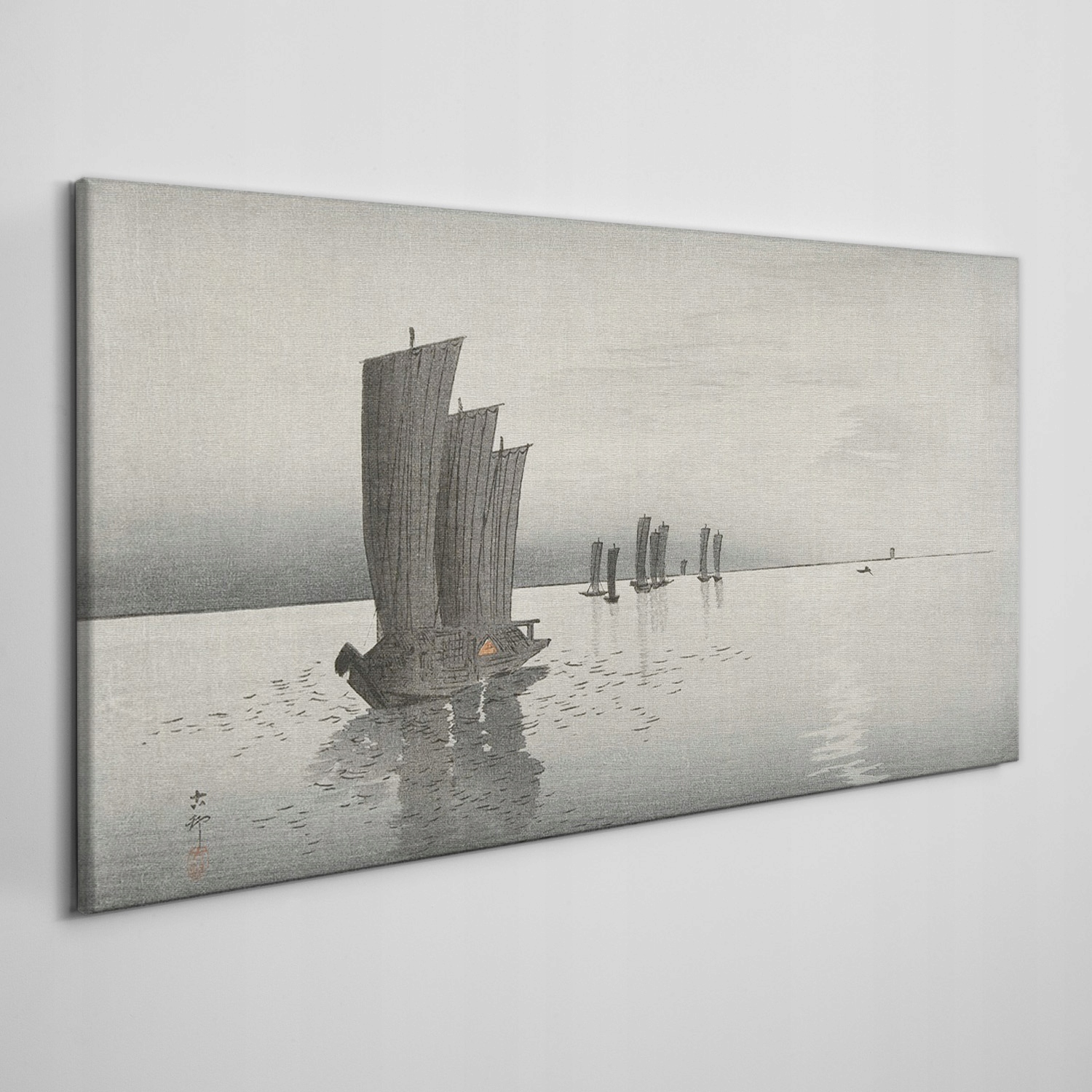 

Obraz na płótnie Azja morze statki niebo 120x60 cm