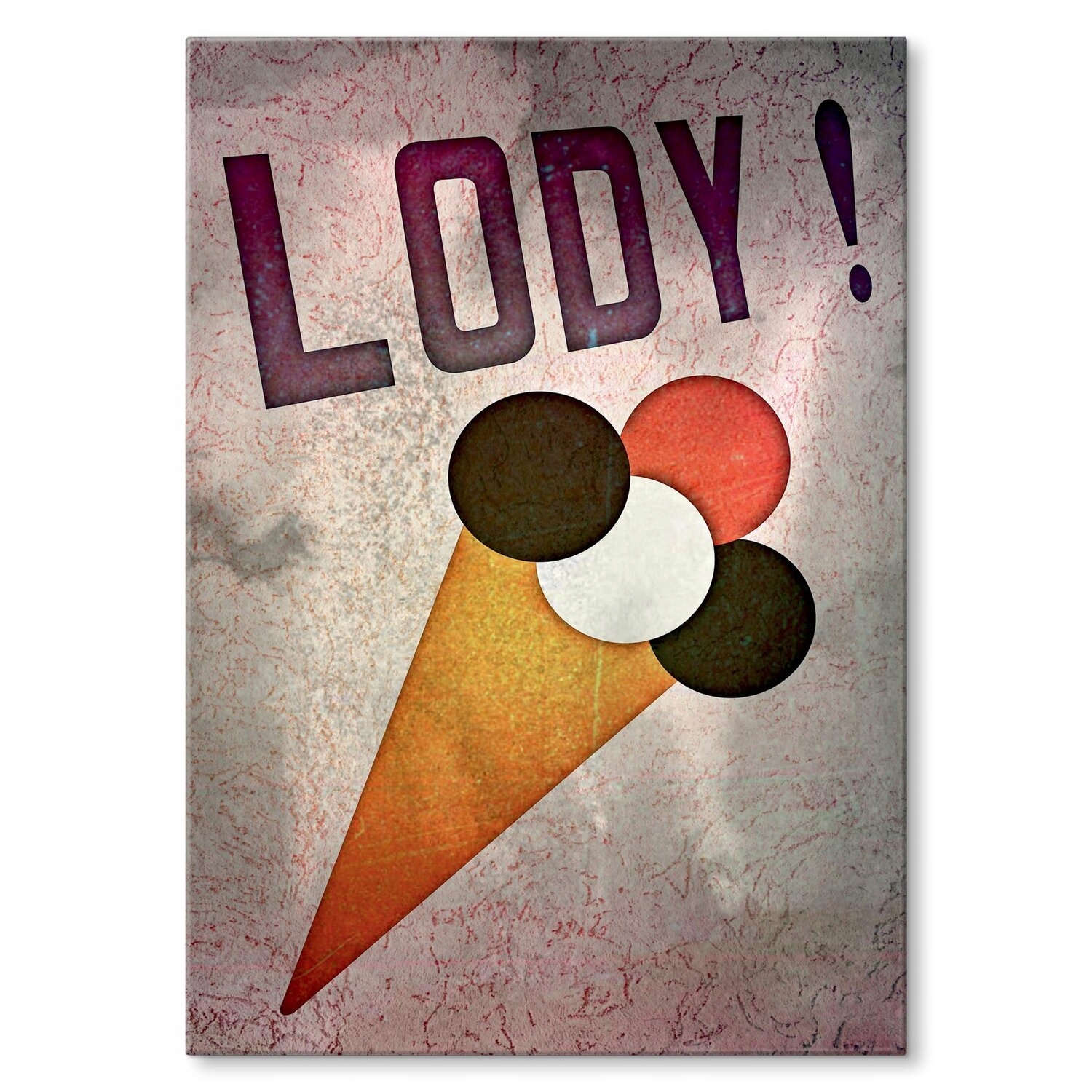 Kovový plakát Zmrzlina! Šidítko Plech 30 x 42 cm Dárek