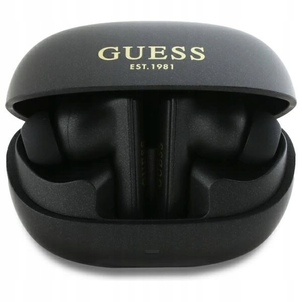 Guess Bluetooth sluchátka GUTWST88MCTGK Tws dokovací stanice černá/blac