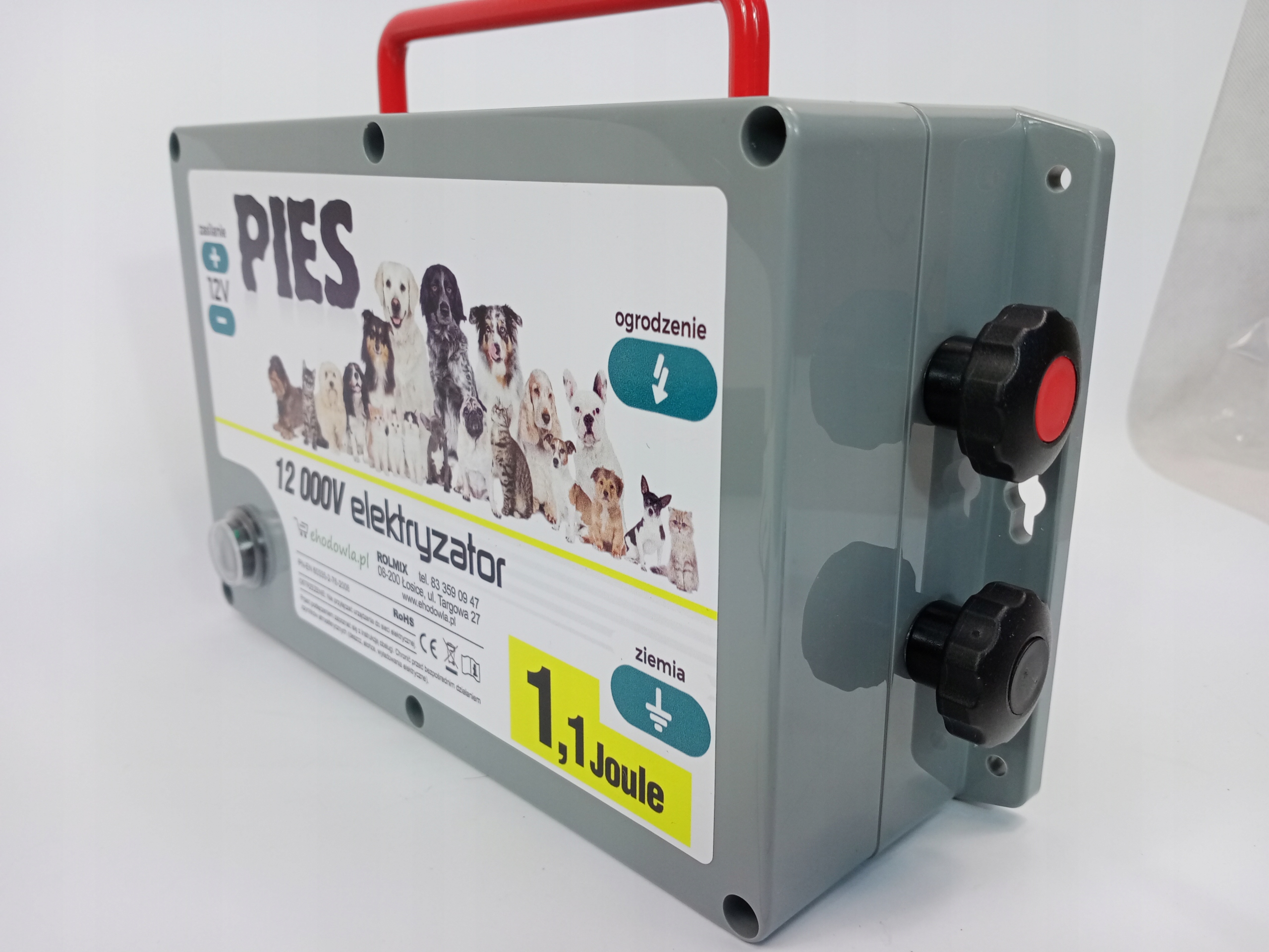 Zestaw Elektryzator Pastuch PIES SIEĆ 230V I 12V Kod producenta ZES026