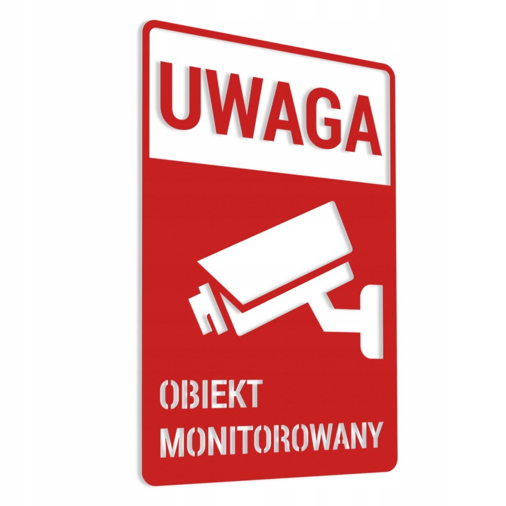 

Naklejka Obiekt Monitorowany 10x15