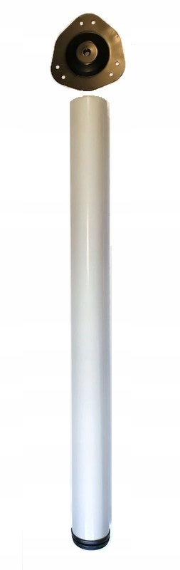 

Noga meblowa do stołu blatu H-710mm FI60 Biała
