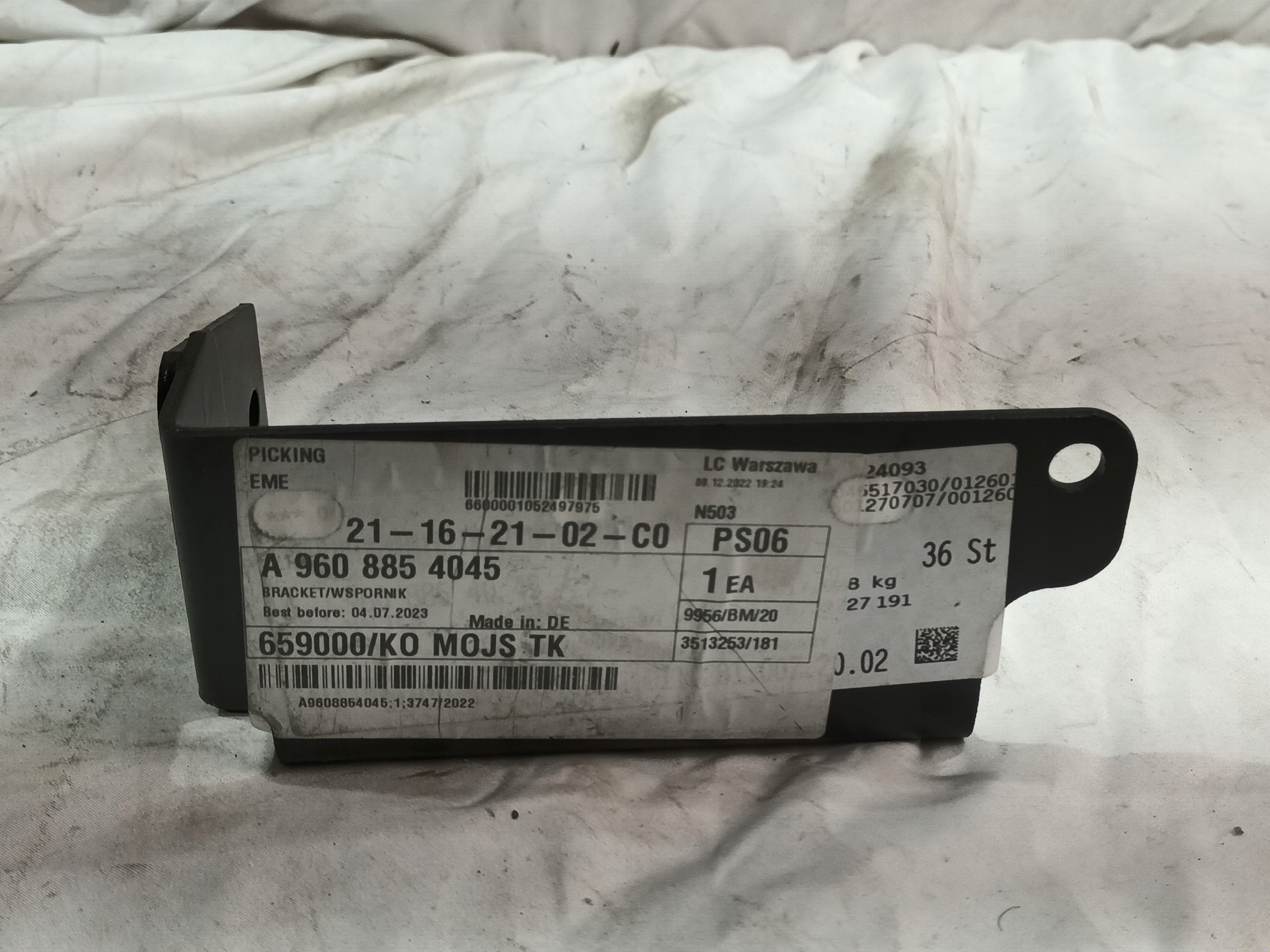 WSPORNIK ZDERZAKA MERCEDES ACTROS A9608855445