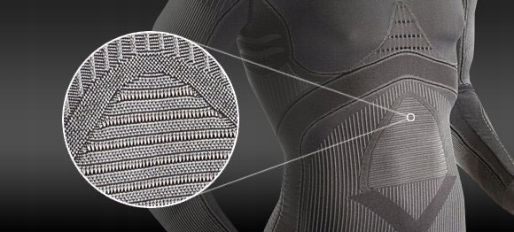 Koszulka termoaktywna X-BIONIC ENERGY ACCUMULATOR 4.0 PATRIOT POLSKA r.L Kolor niebieski