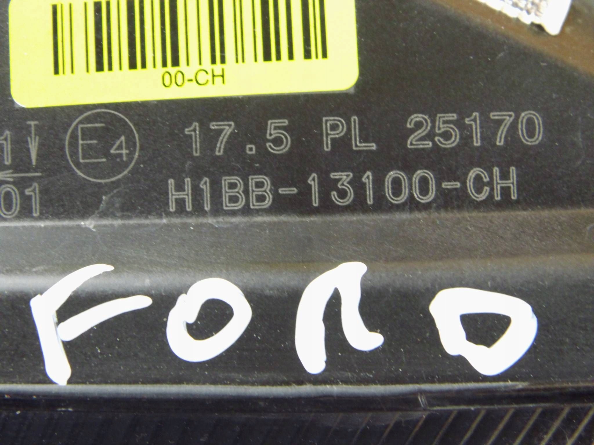 Ford Fiesta VIII MK8 2017-2021 light right front front right H1BB13100CH