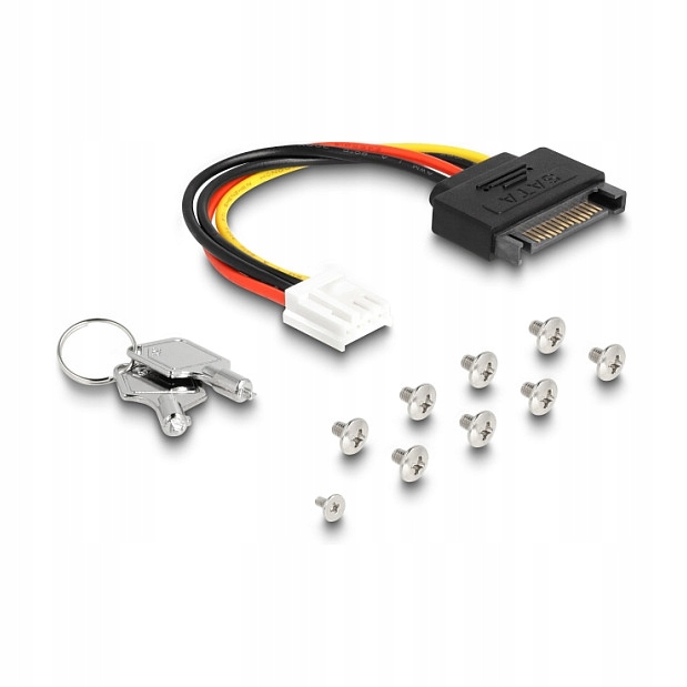 Delock Slim kieszeń 4x M.2 NVMe ze złączem Slim Sas SFF-8654