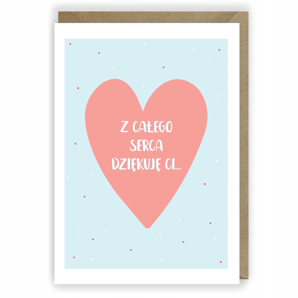 

Kartka okolicznościowa dziękuję EKOkoperta