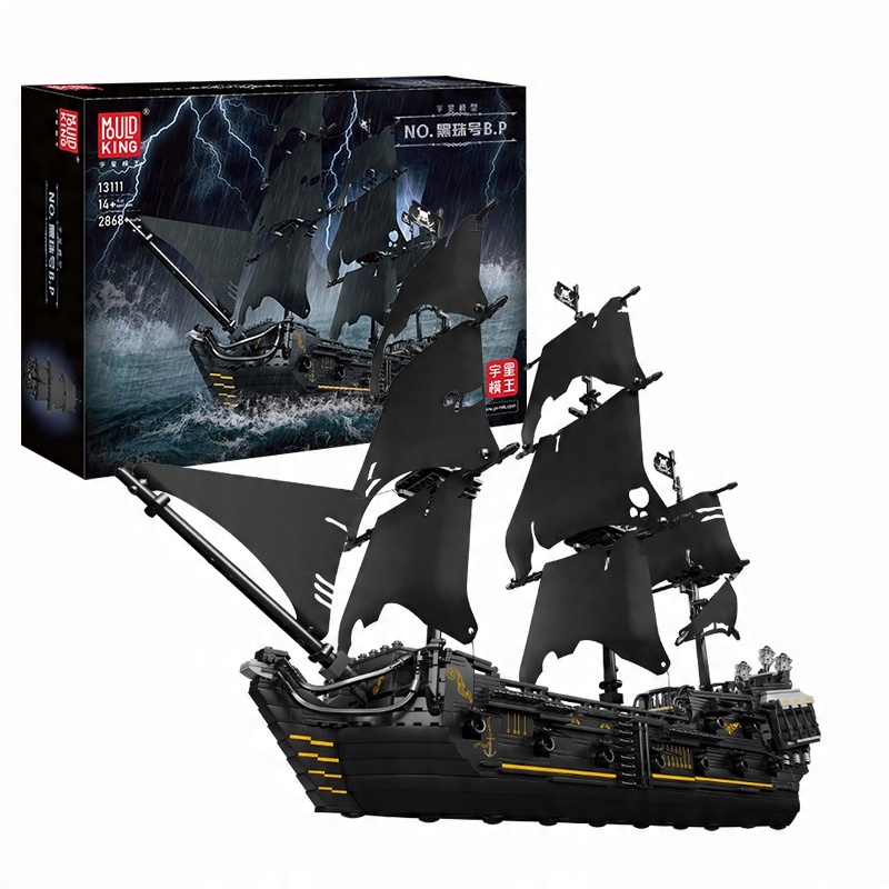 

Mould king Pirate Black Pearl Ship Model 2868 Pcs