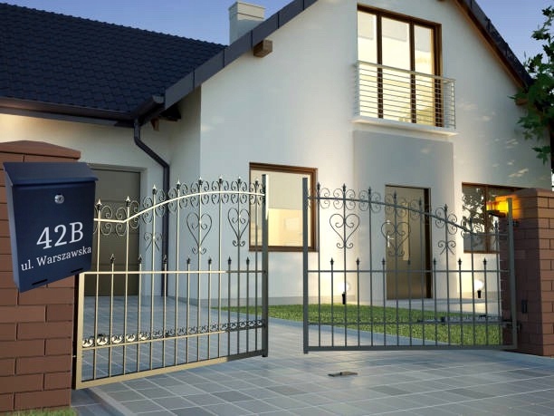 SKRZYNKA POCZTOWA NA DRZWI BRAMĘ NR DOMU NAPIS Marka inna