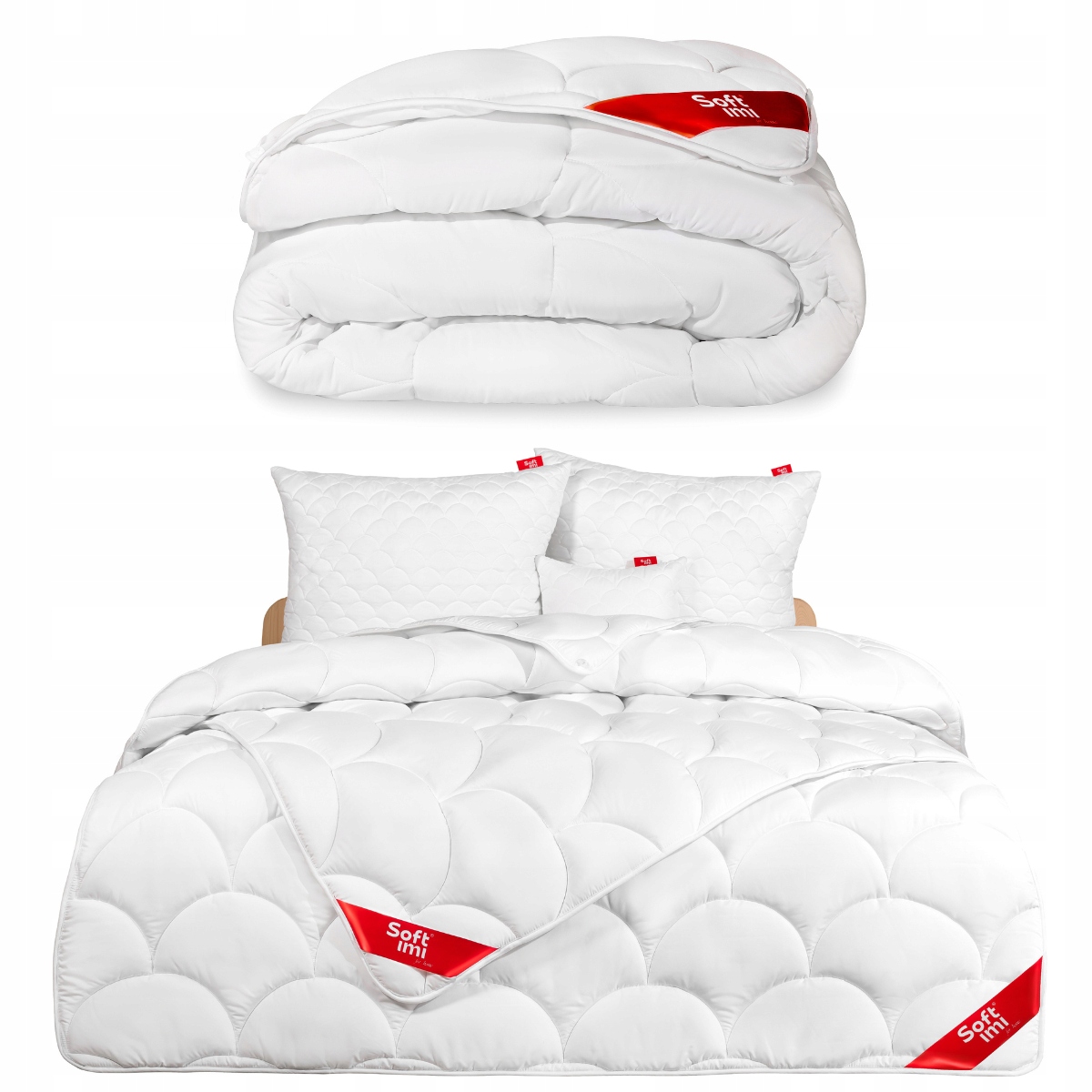 CAŁOROCZNA KOŁDRA 200x220 cm + 2 PODUSZKI 70/80