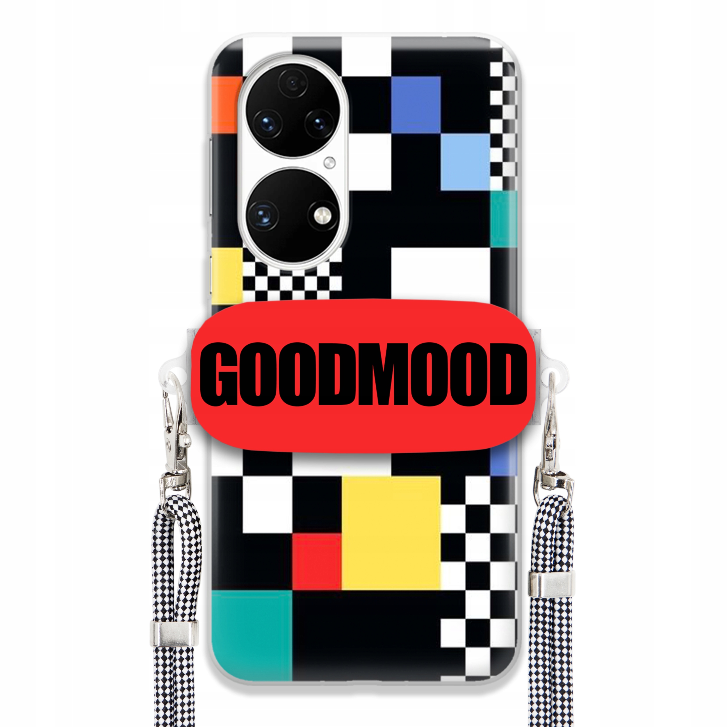 Pouzdro Pro Huawei P50 Case Držák Na Vodítko Zebra Telefonu Pixelart Goodmood Vzory
