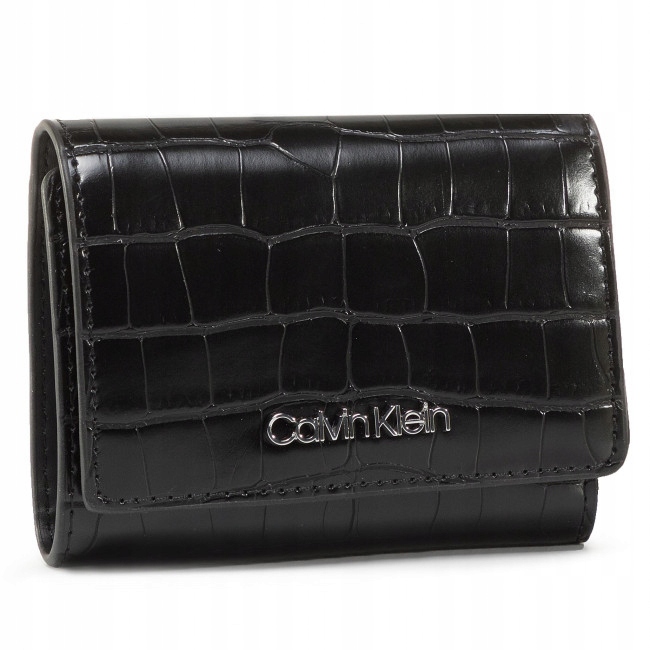 

Calvin Klein Portfel Damski Średni Czarny Pudełko