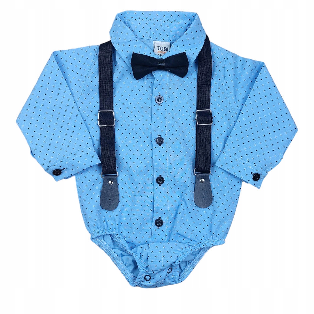 ELEGANCKI KOMPLET WIZYTOWY Z MUCHĄ DLA CHŁOPCA 86 Marka Inna marka