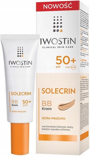 

Iwostin Solecrin krem ochronny Bb Spf 50+ Uva Uvb