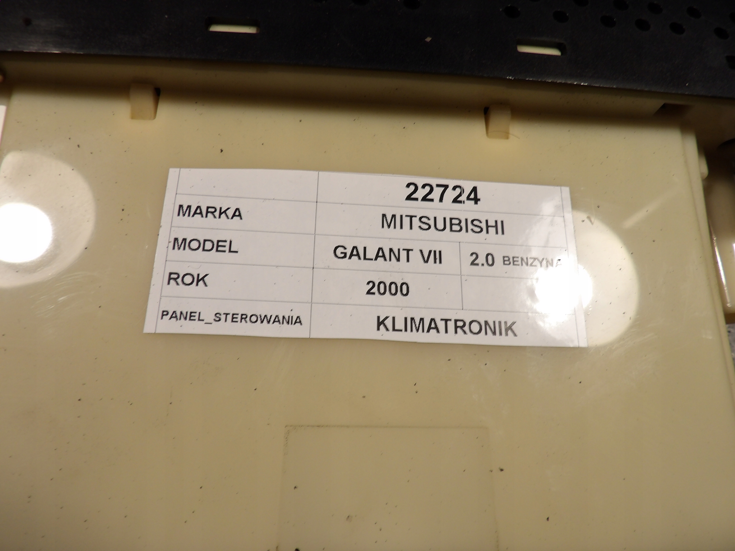 Mitsubishi Galant VII panel klími, klimatizaci MR360372 CAA502A040A