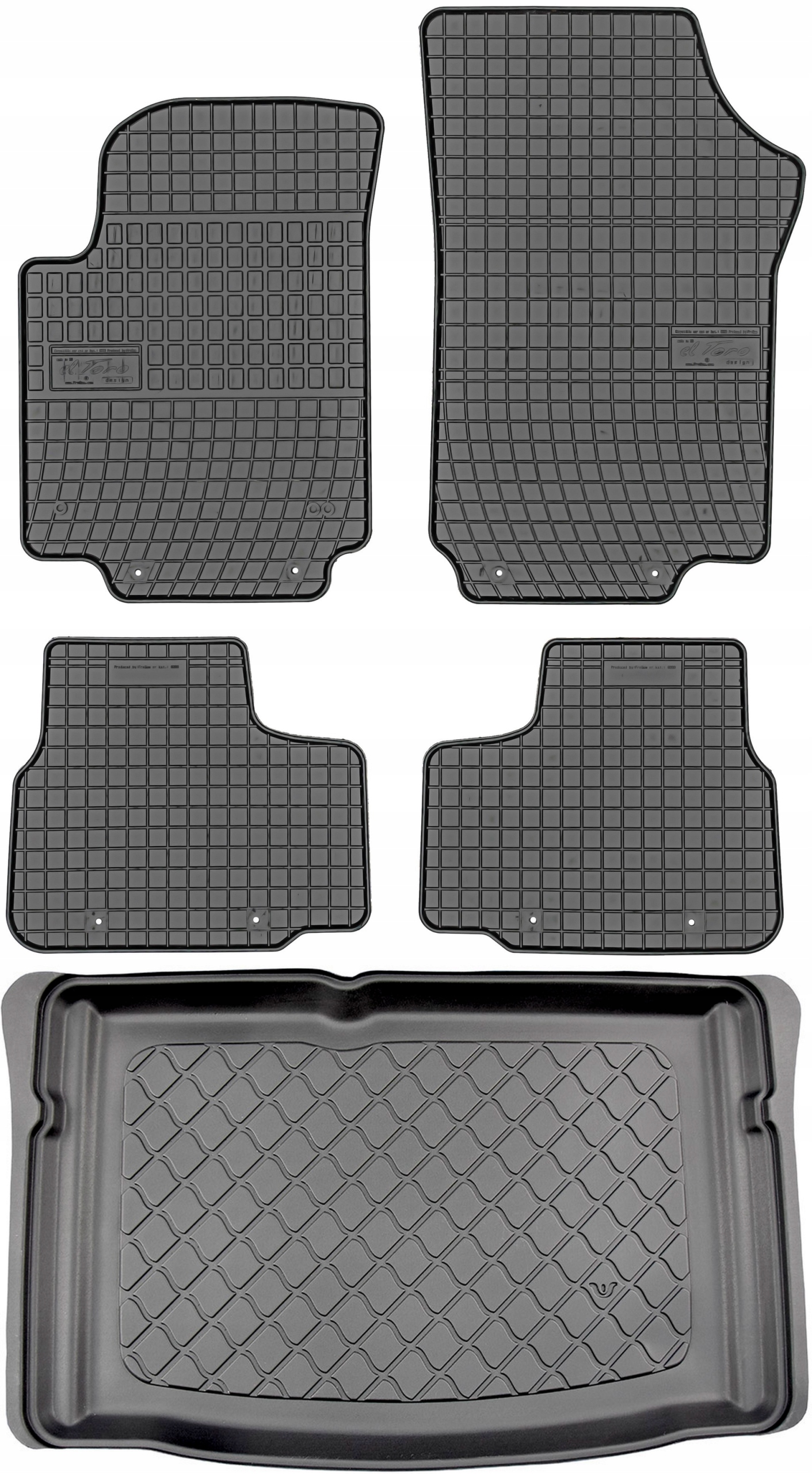 Килимки Max-Килимок резинові 193280g+0399 5 el.