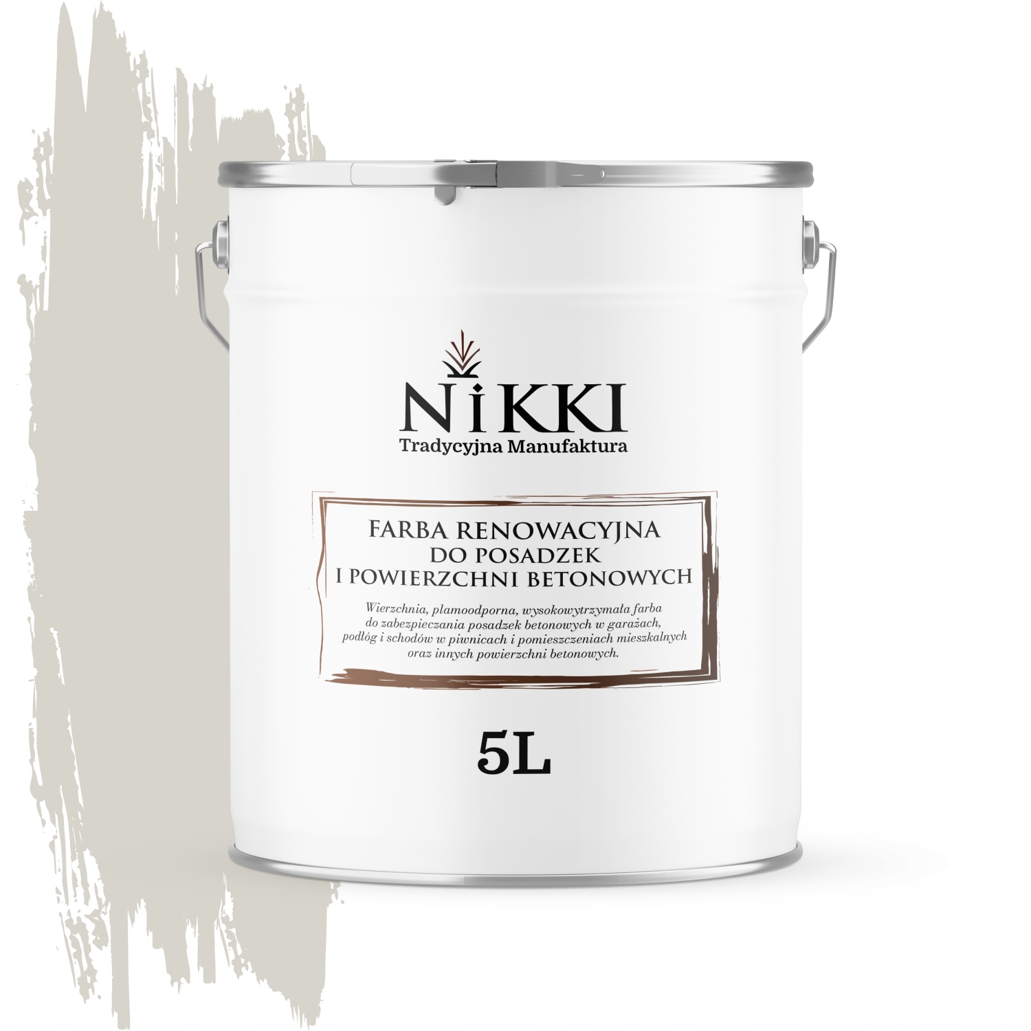Farba Na Renováciu Betónových Podláh 5 L Bielo-šedá RAL9002 Vysoký Lesk