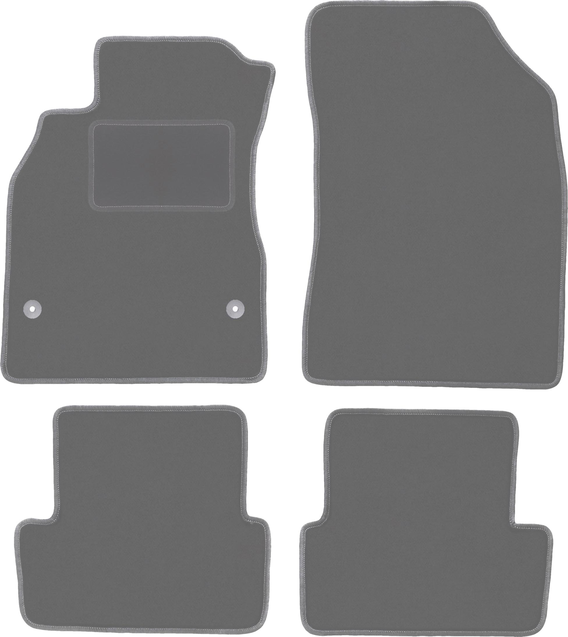 Autokoberce grafitové pro: Renault Fluence sedan (2009-2016)