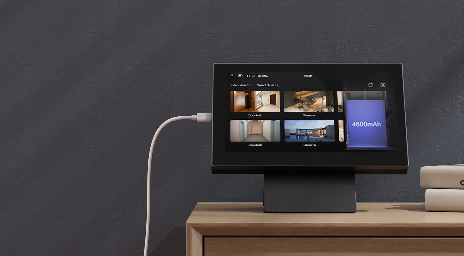 Bezprzewodowy Monitor EZVIZ SD7 Panel Dotykowy Do Kamer i Wideodomofonu Rodzaj inny