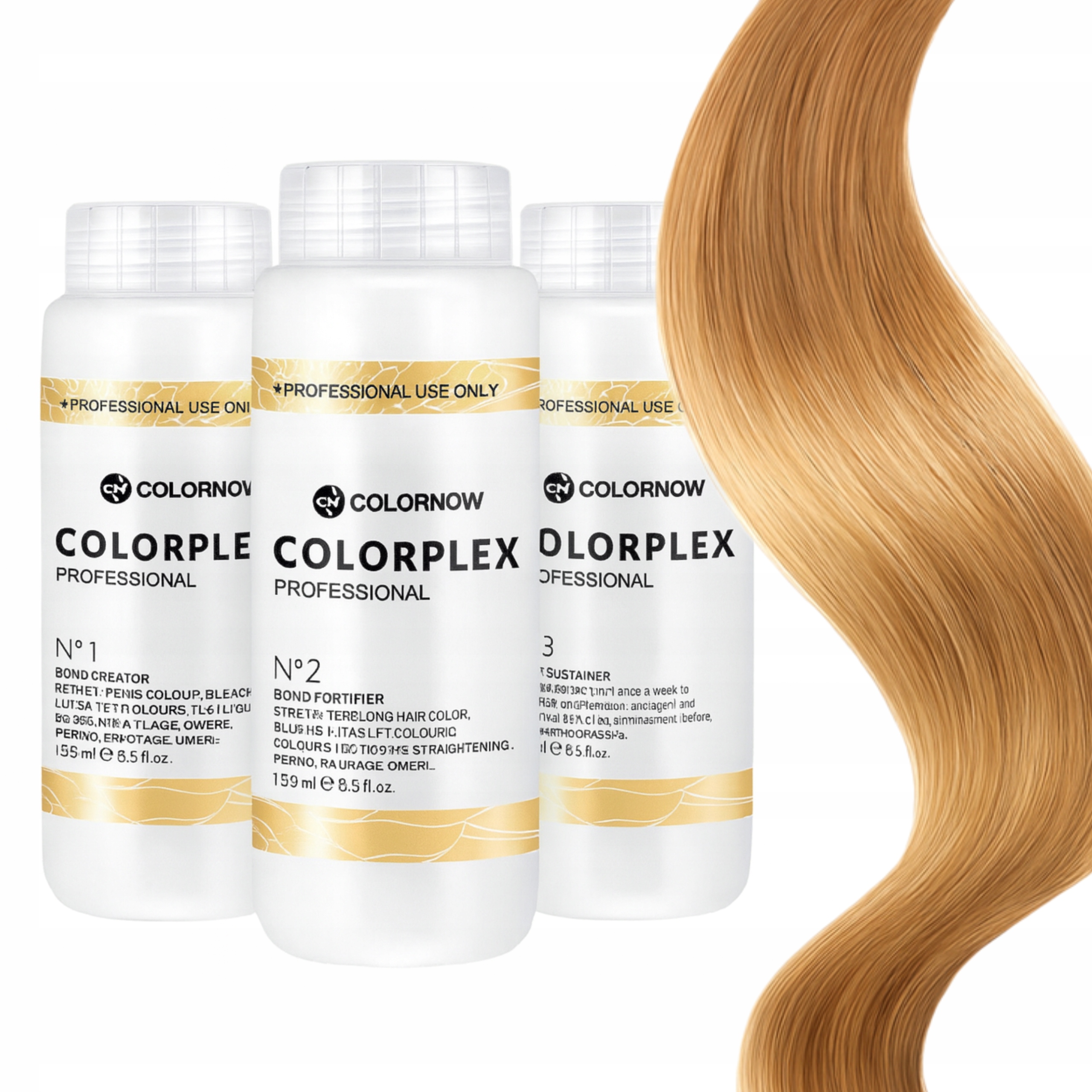 Colorplex 3x150ml Obnova Vlasů Kondicionéry Barvení Rozjasnění č.1+2+3