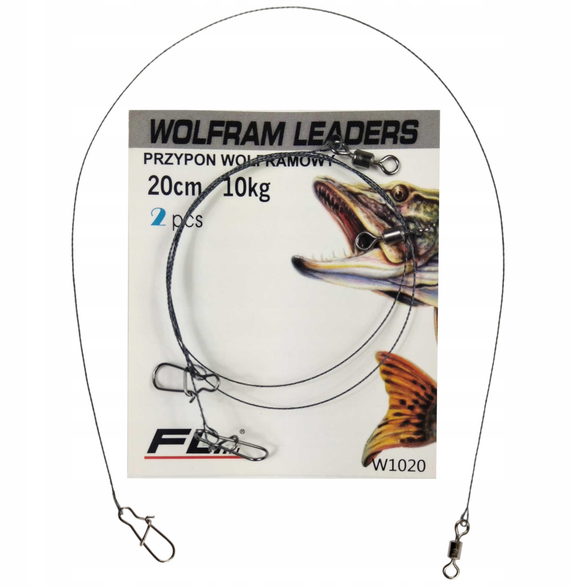 

Przypony Wolframowe Fl 20 cm 10 kg 2 szt