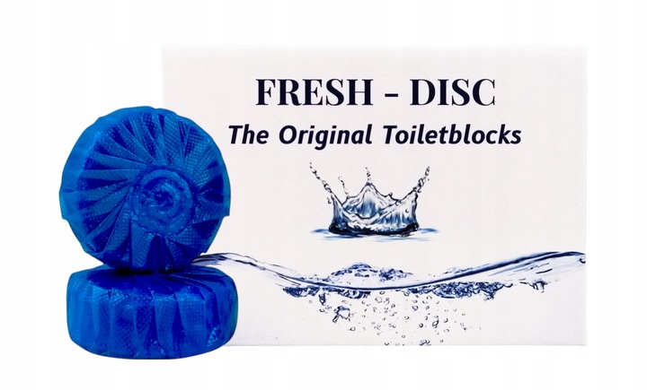 Levně Wc kostky Fresh-disc Blue 12 kusů jsou vhodné pro stojany Grohe Geberit Tece
