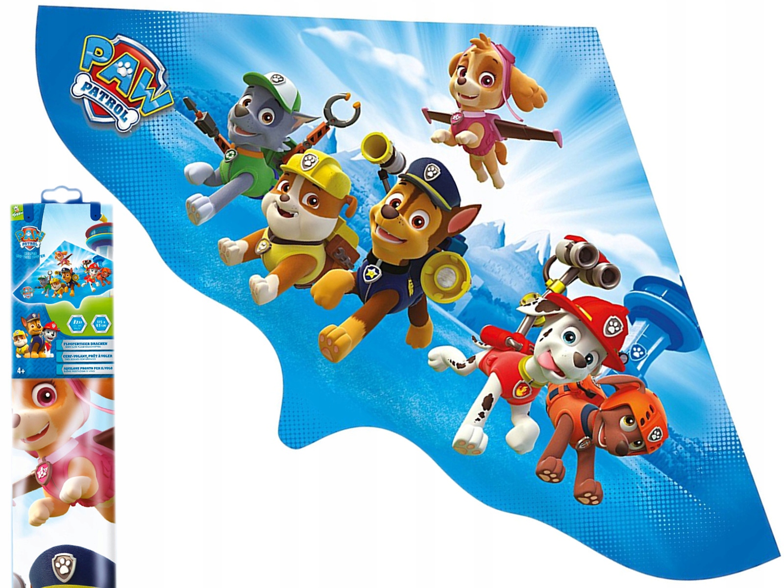 DUŻY LATAWIEC PSI PATROL PAW 115 x 63 cm GUNTHER