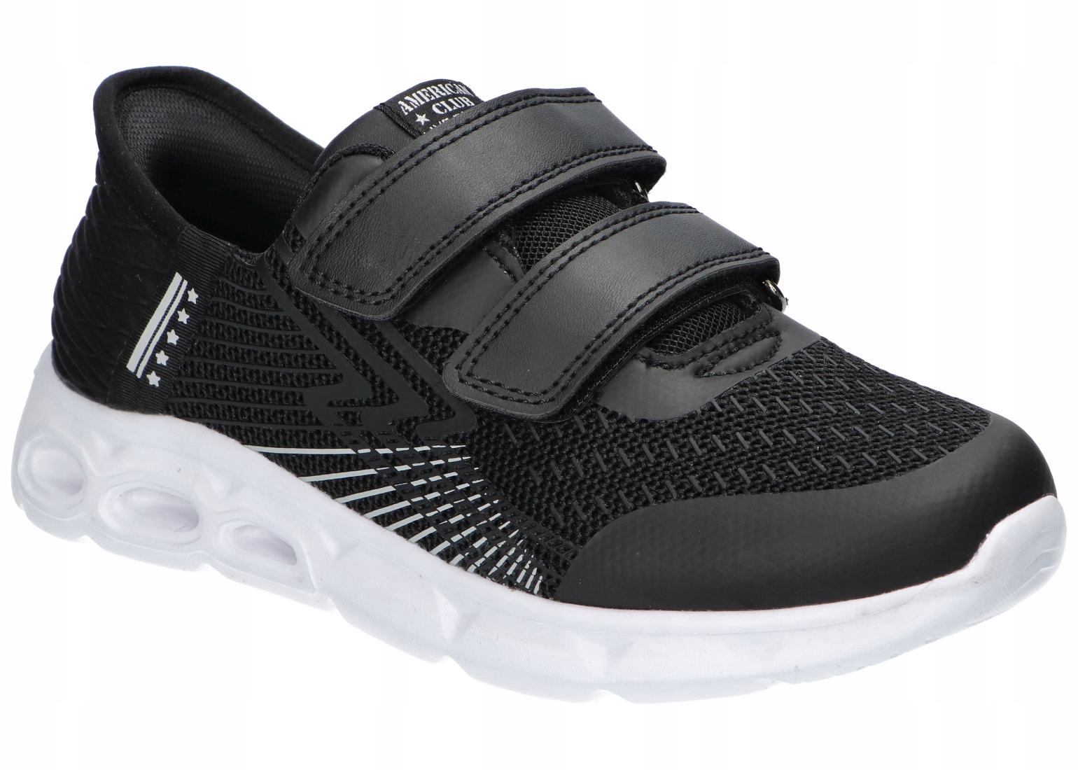 American Club ES206 Adidasy Buty Sportowe Dziecięce Wkładka Skórzana Bk 35