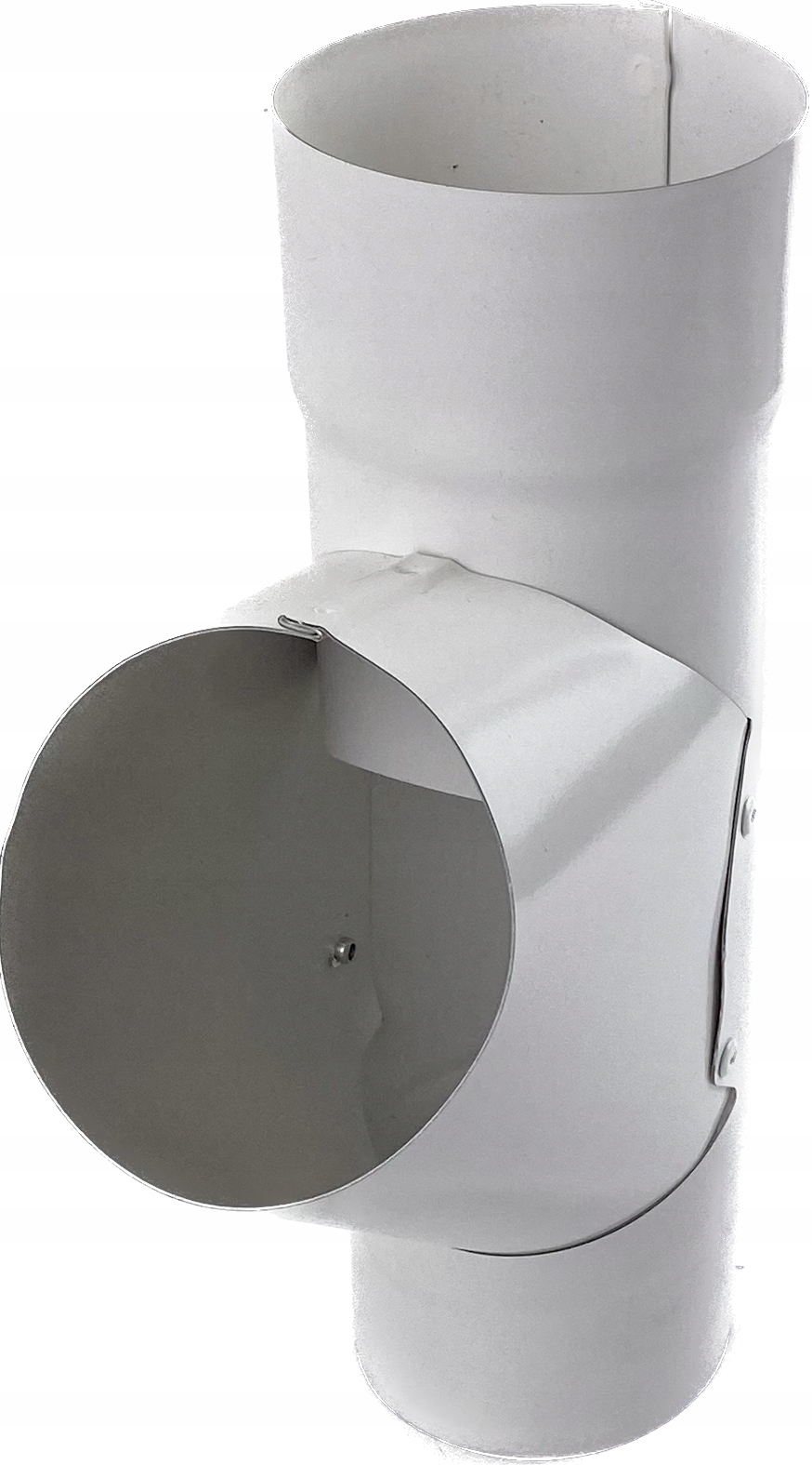 T-rozdělovač 60° pro odtokové trubky 90 mm Galeco Ocel bílá Ral 9003