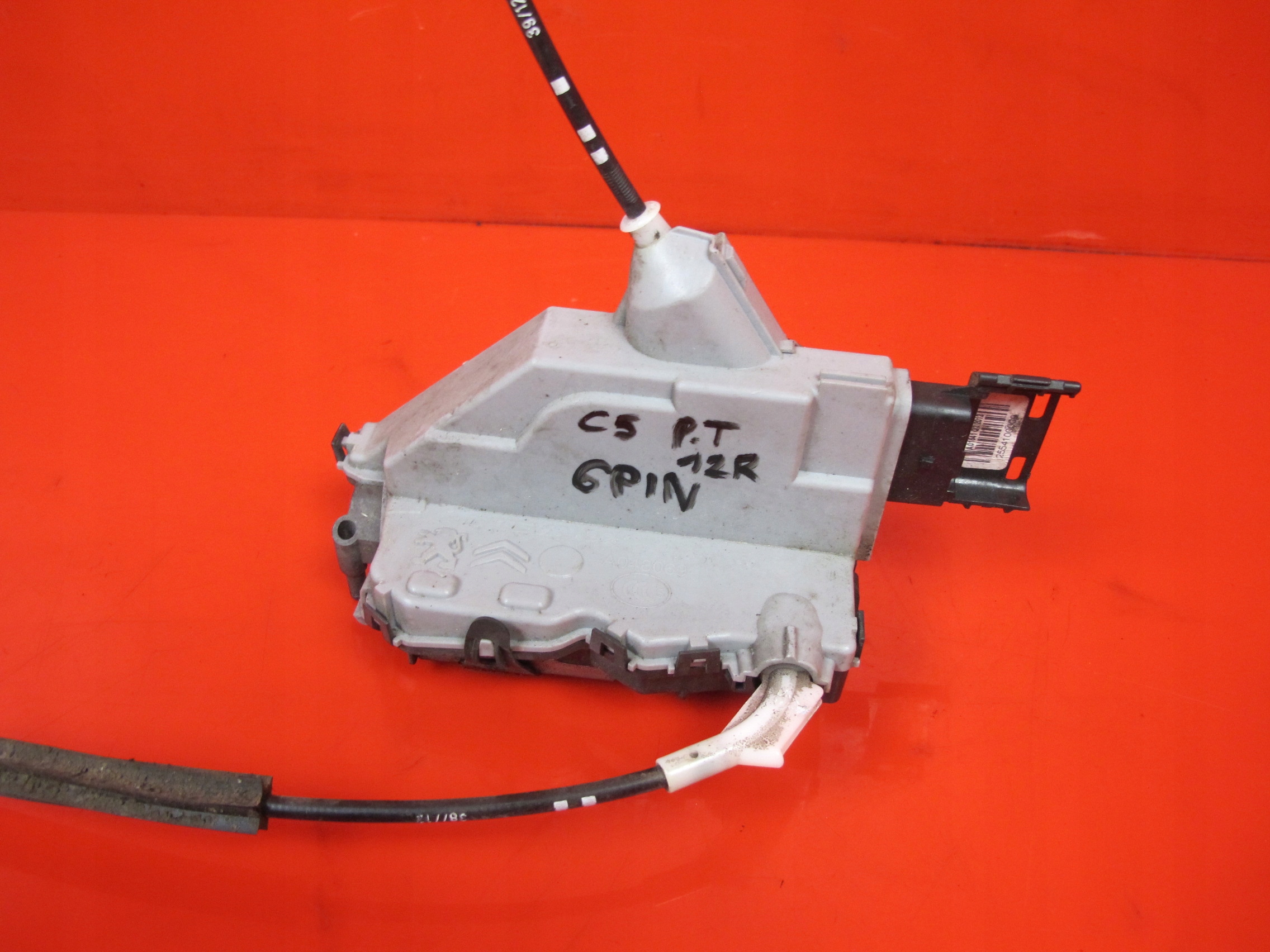 CITROEN C5 III X7 lock door right rear part 6 PIN EU