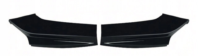 Dokładki zderzaka do BMW 5 (F10) Sedan 2011-2016 (czarny połysk) M pakiet