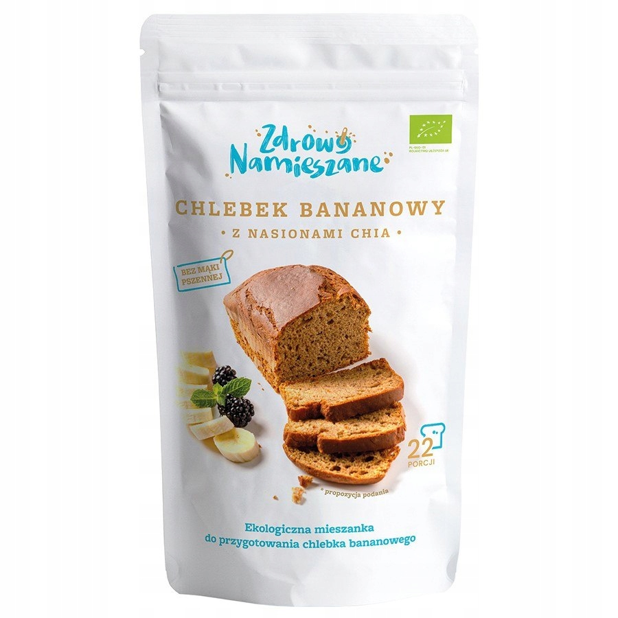 Směs Na Banánový Chlebíček S Chia Semínky Bezlepková Bio 400 g -...