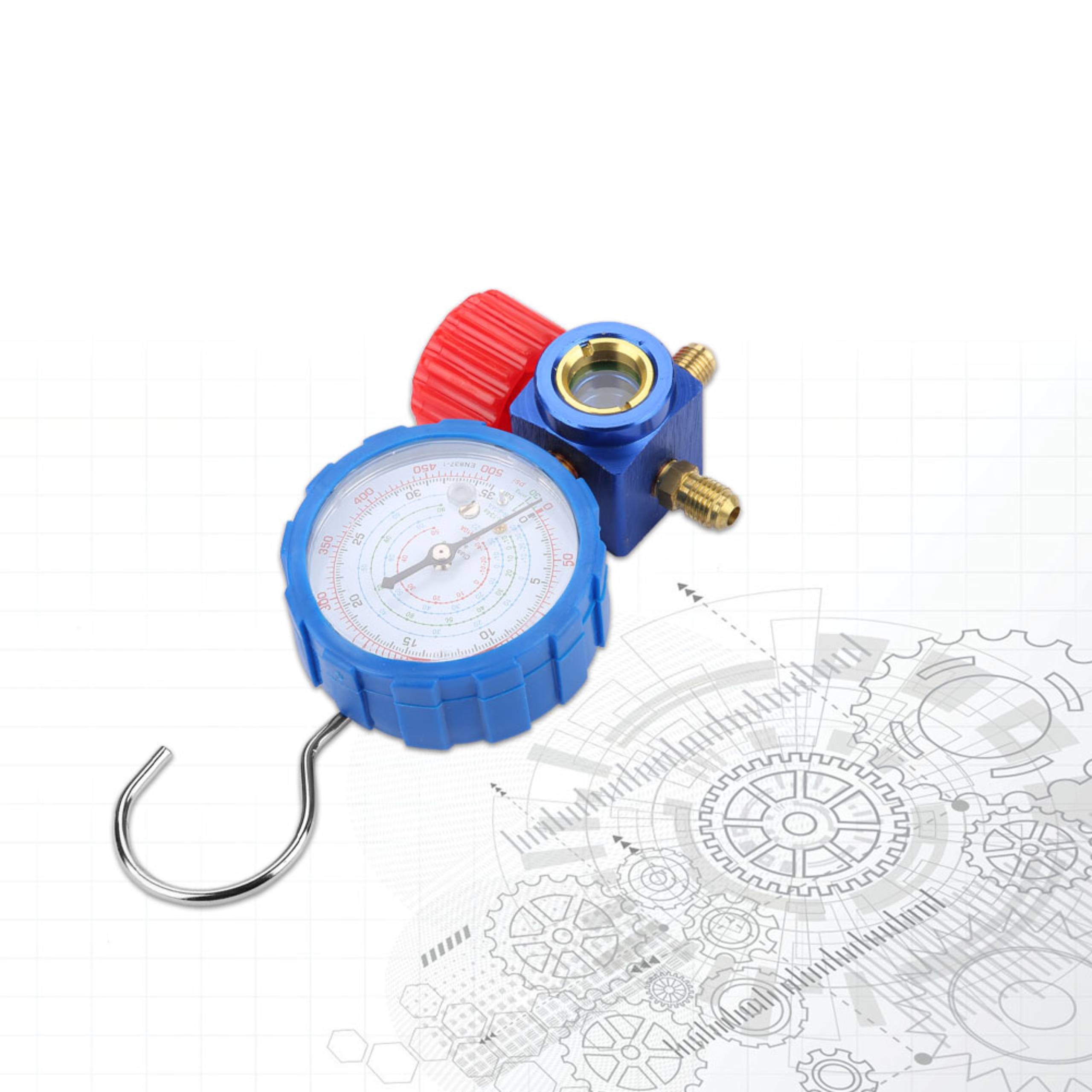 TESTER MIERNIK NAPEŁNIANIA KLIMATYZACJI MANOMETR Waga produktu z opakowaniem jednostkowym 1.01 kg