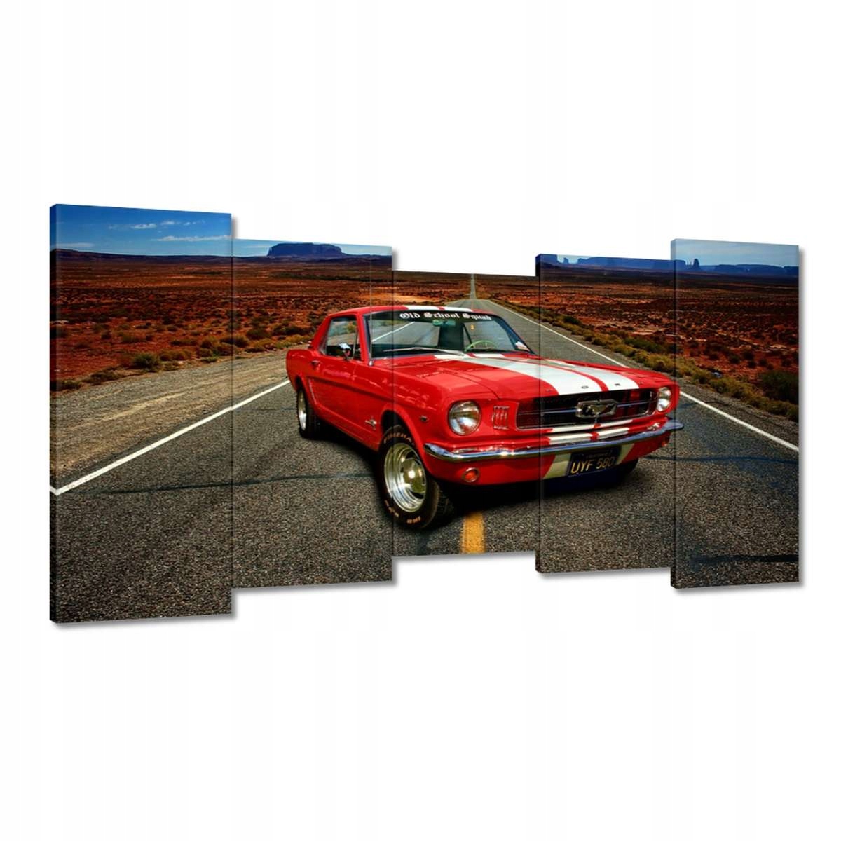 Obrazy 150x80 Ford Mustang Dálnice