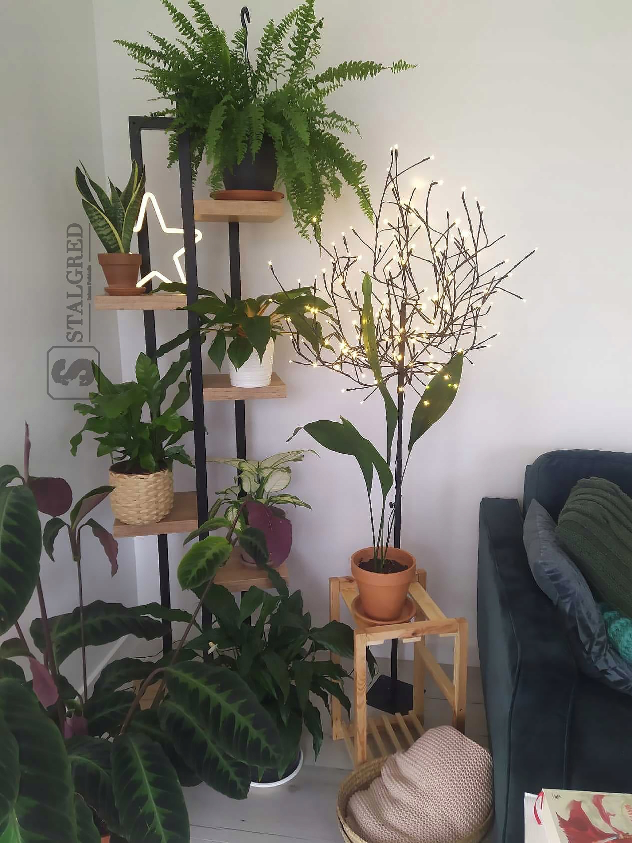KWIETNIK LOFT INDUSTRIALNY STOJAK 240 cm Typ wolnostojący