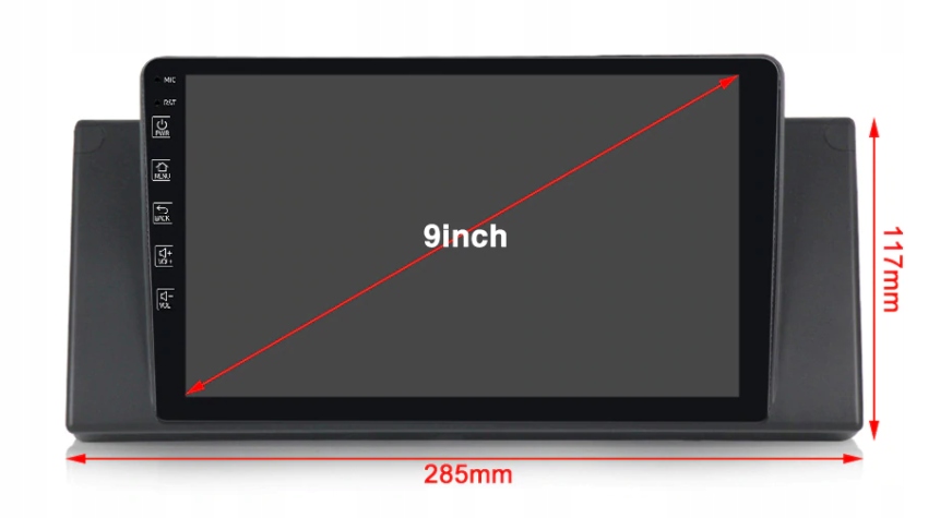 Radio nawigacja ANDROID BMW 5 E39 X5 E53 9'' WiFi