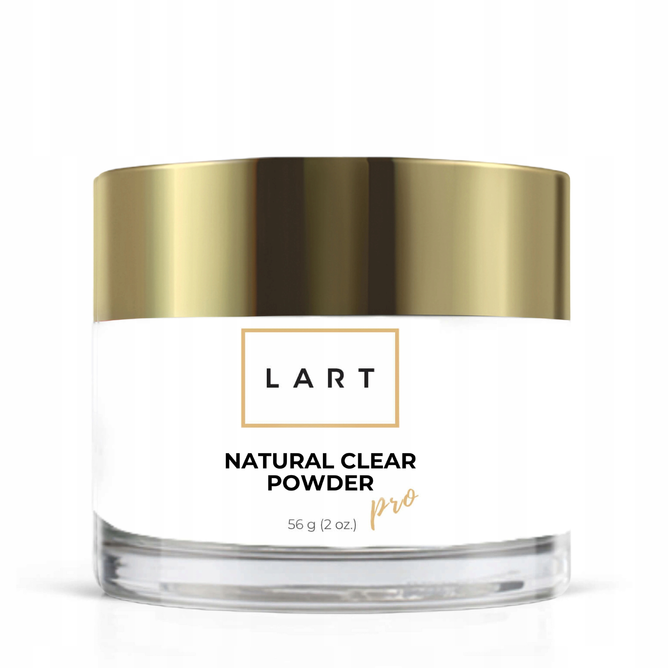 Lart Titanový Budující Pudr Na Manikúru Natural Clear Powder 56 G