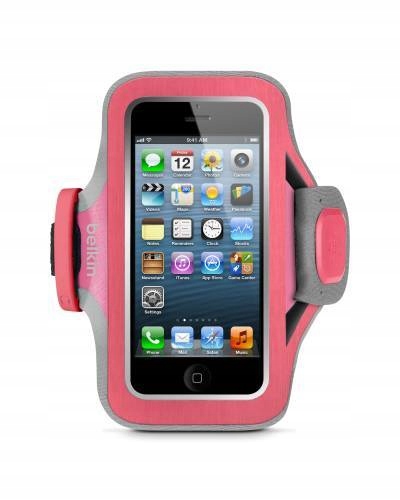 

Opaska na ramię do iPhone 5/5s/SE Belkin - różowe
