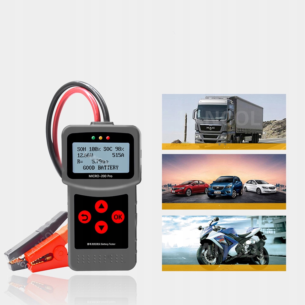 Micro-200 Pro автомобильный аккумулятор тестер