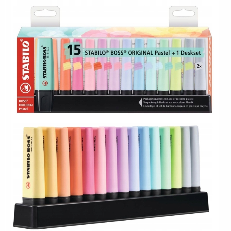 

Zakreślacze Stabilo Boss Pastel Zestaw