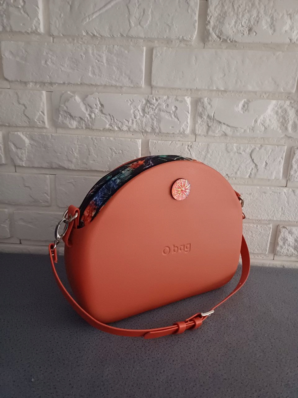 Pasek regulowany + zaczepy terracotta mat do obag o-bag moonlight bagobag Model moonlight