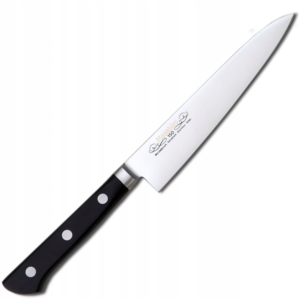 Nôž Masahiro Bwh Chef 21 cm čierny pakkawood MBS-26 ľahký