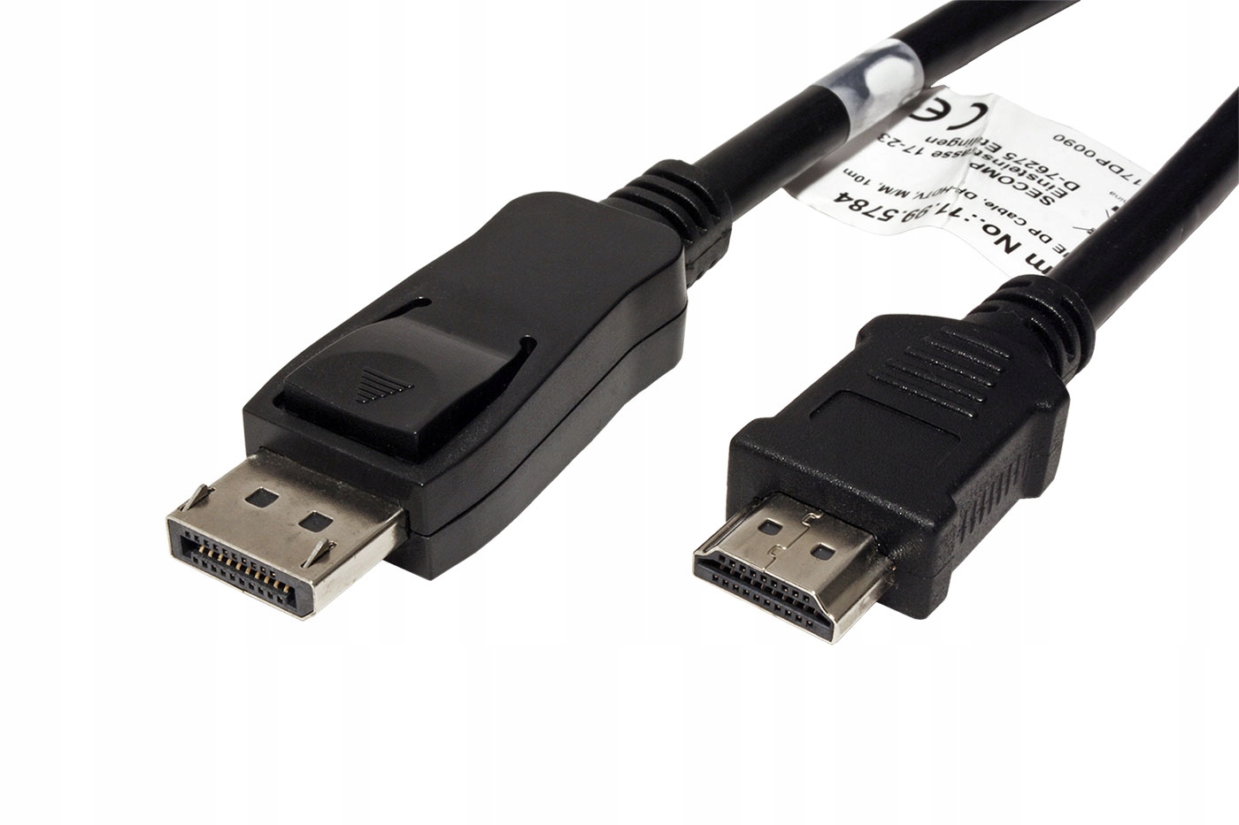 Value DisplayPort Hdmi kabel, Dp(m) -> Hdmi M, 4K@30Hz, 10m