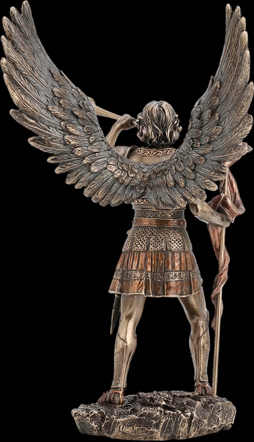 RZEŹBA - FIGURKA ŚW. GABRIEL - VERONESE WU76006A4 Wysokość produktu 33 cm