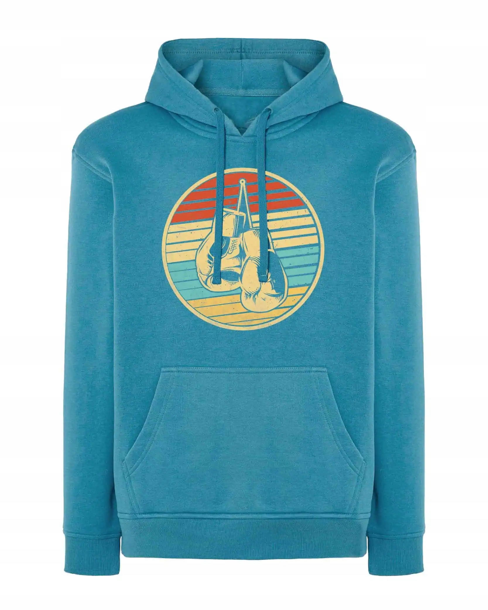 Mikina na box Rukavice Oldschool pro Trénink Sportovní posilovna Modrá L