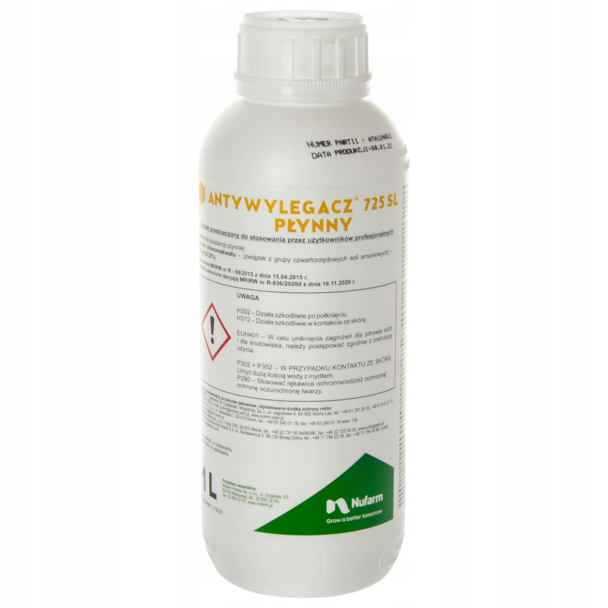 

Antywylegacz płynny 725SL 1l
