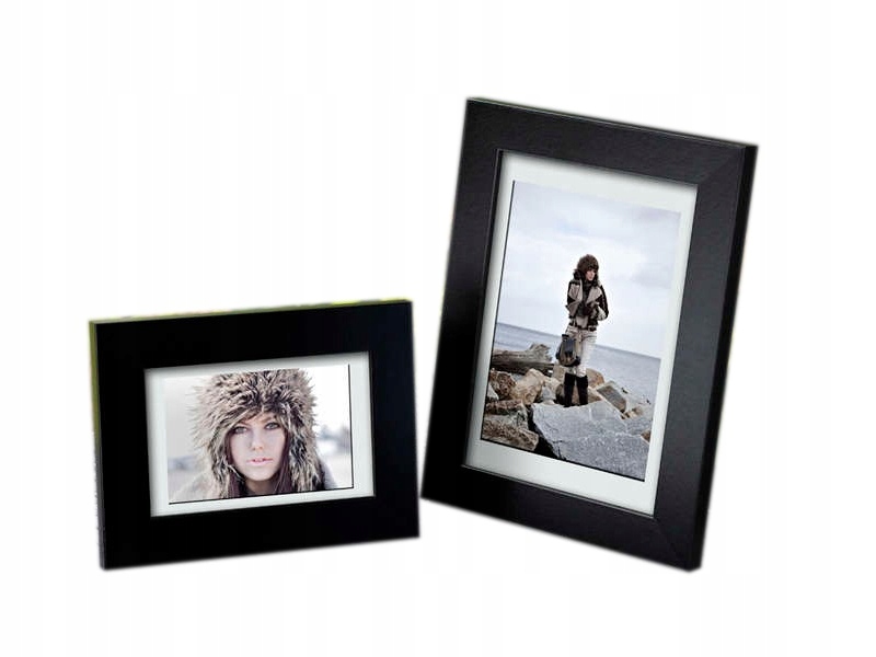 

Ramka Narvik 10x15 Szkło Czarna