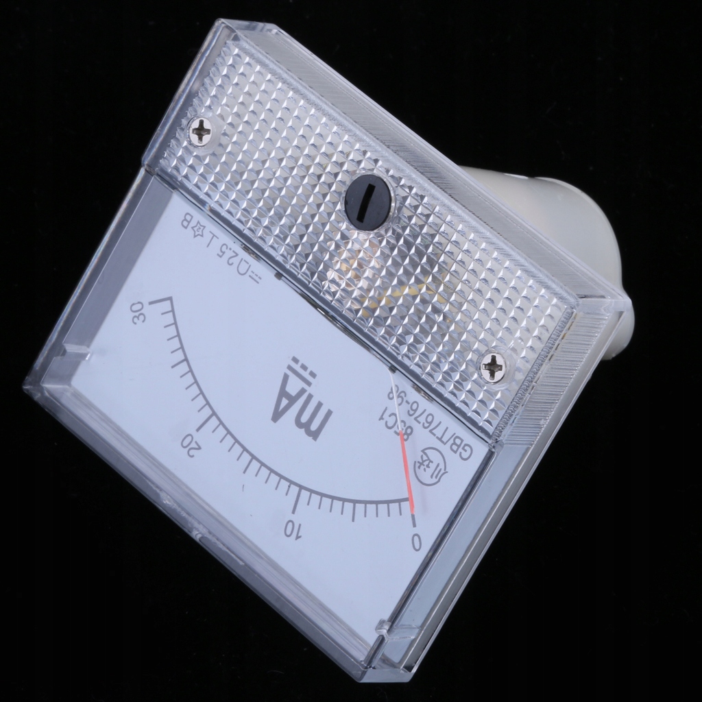 2 szt. mA analogowy amperomierz panel prądu amperomierz miliamperomierz Kod producenta Does not apply