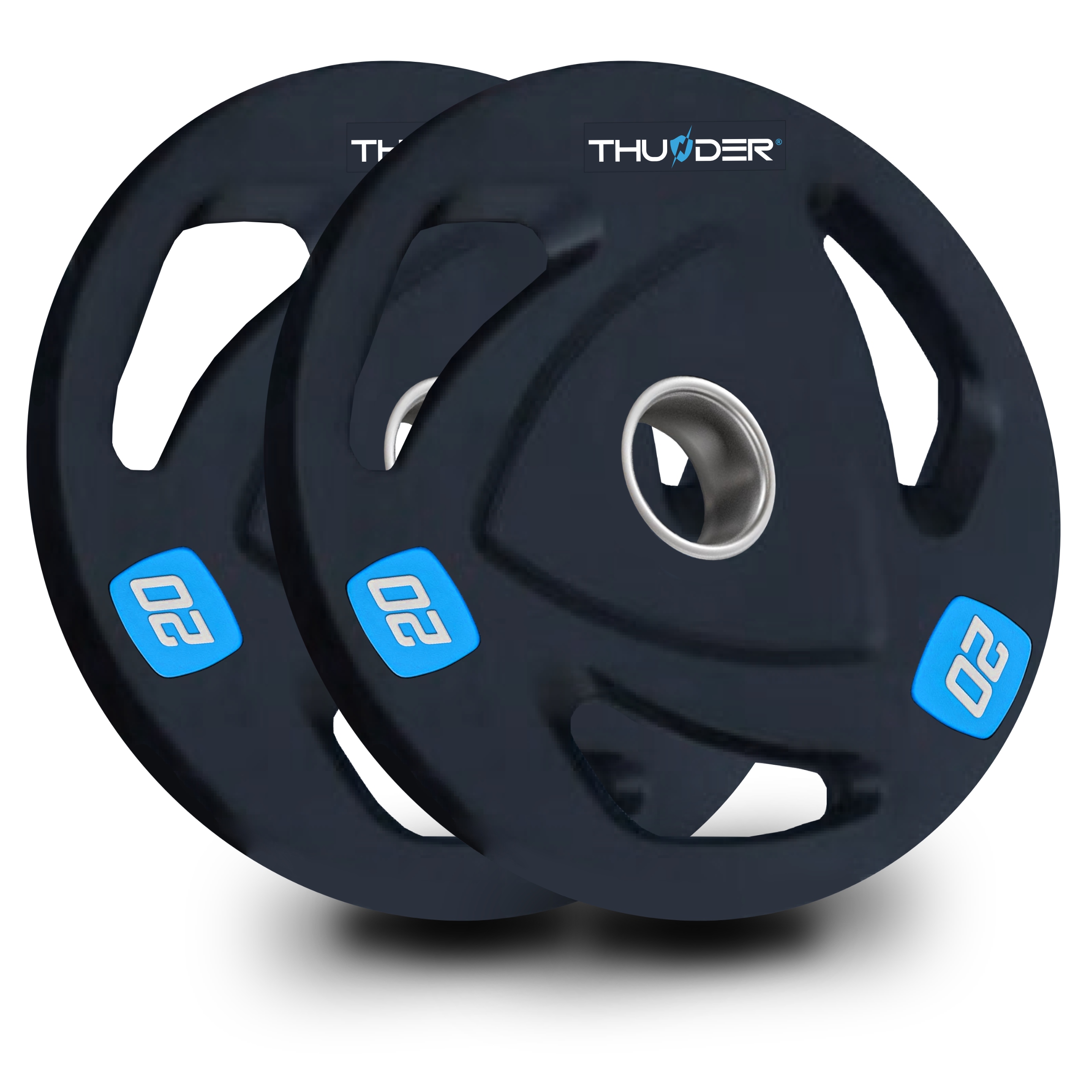 Sada olympijských zátěží 40 kg 51 mm s úchyty, robustní osa Thunder