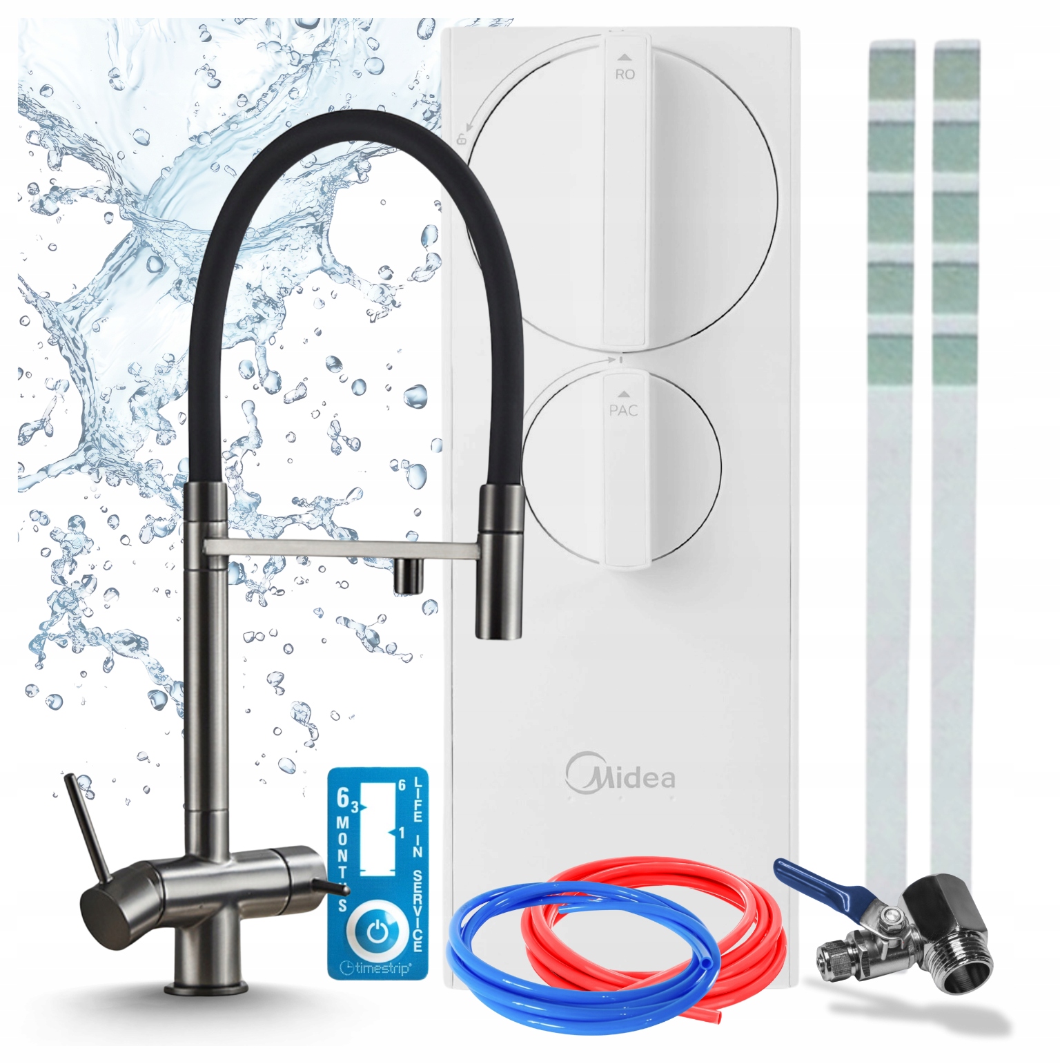 Kohútik Na Filter Vody Kuchynský Pzh A Filter Midea RO5 400GPD Reverzná Osmóza